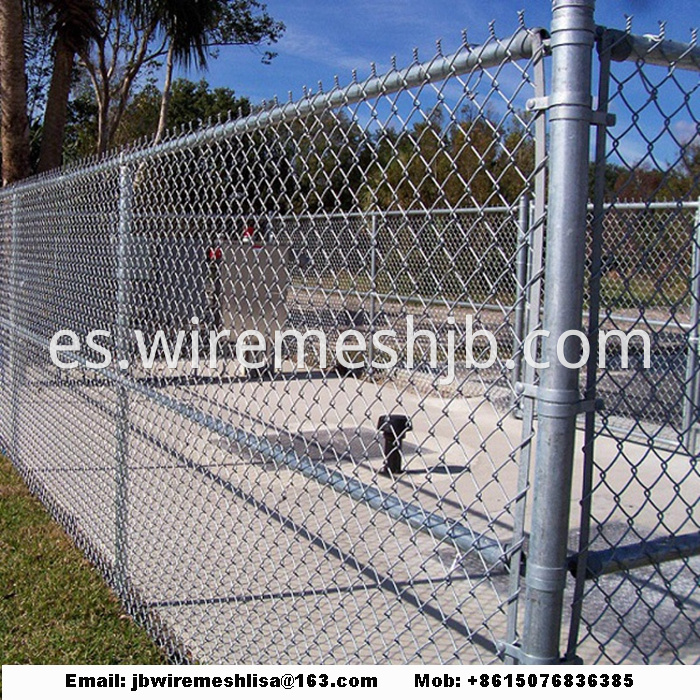 Galvanized And PVC Coated Chain Link Fence